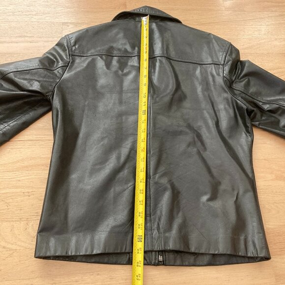 INC International Concepts Men's Genuine Leather Jacket, Medium, Black - Picture 12 of 12